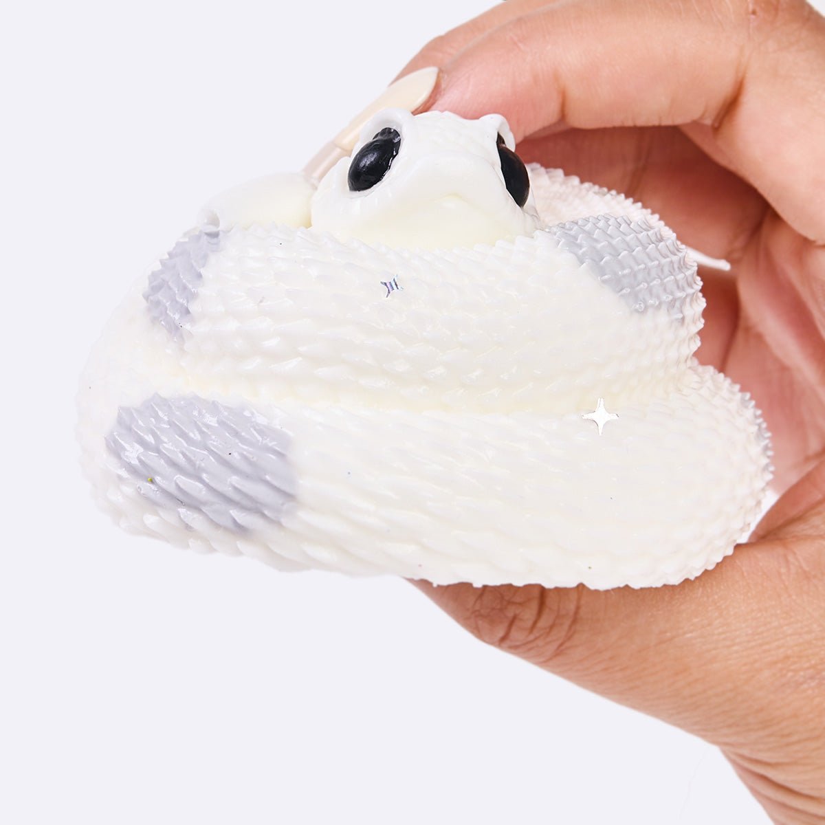 White-gray Snake Taba Squishy - Image 4
