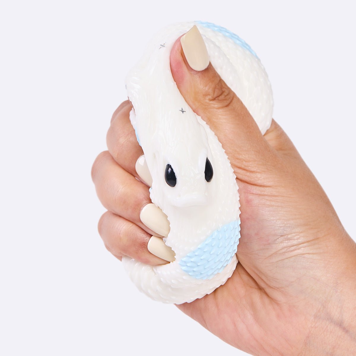 White-blue Snake Taba Squishy - Image 3