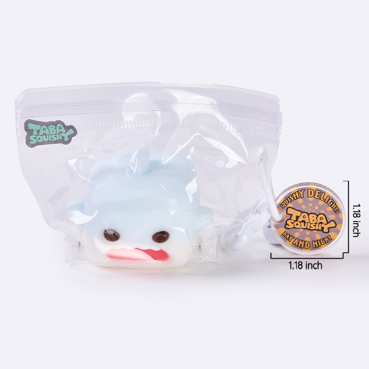 Light Blue Shark Cube Taba Squishy - Image 6