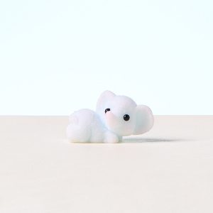 Flocked Cute Elephant Taba Squishy