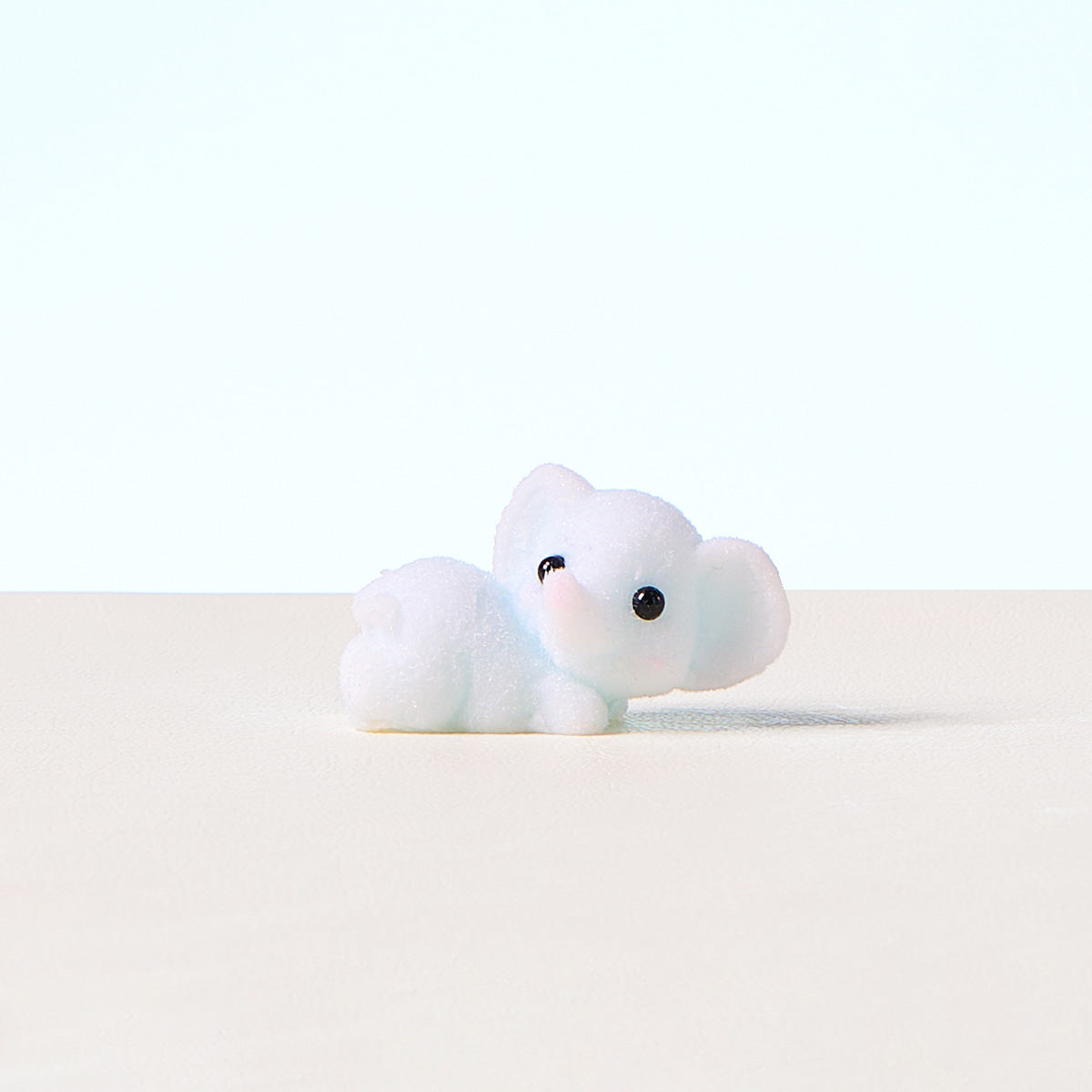 Flocked Cute Elephant Taba Squishy