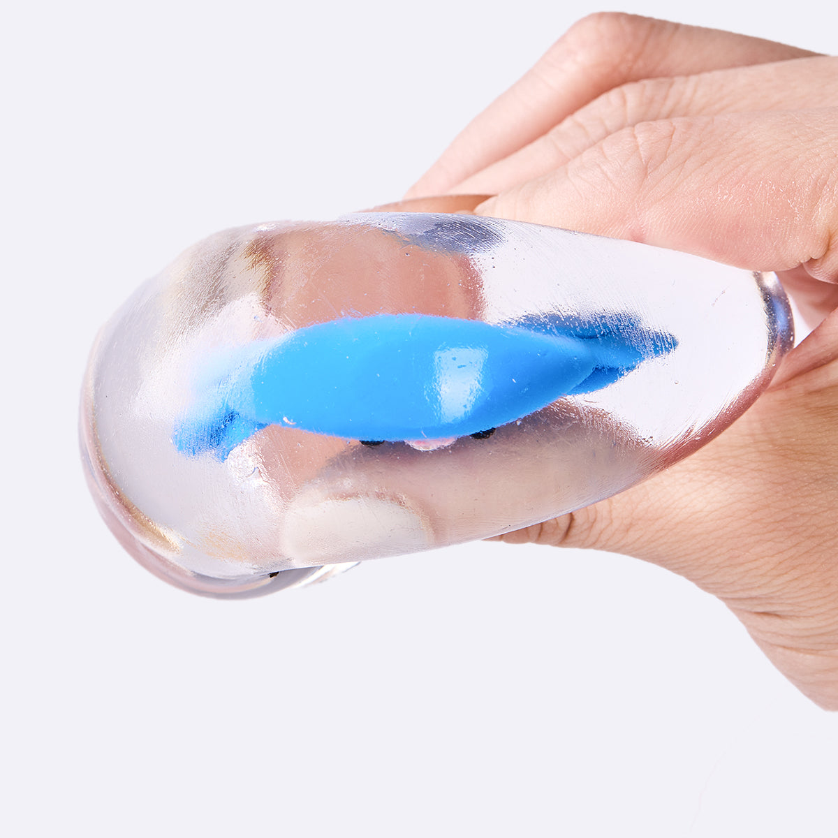 Nested Crystal Blue Octopus Taba Squishy - Image 2