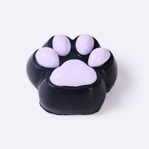 100g Black-purple Paw Taba Squishy