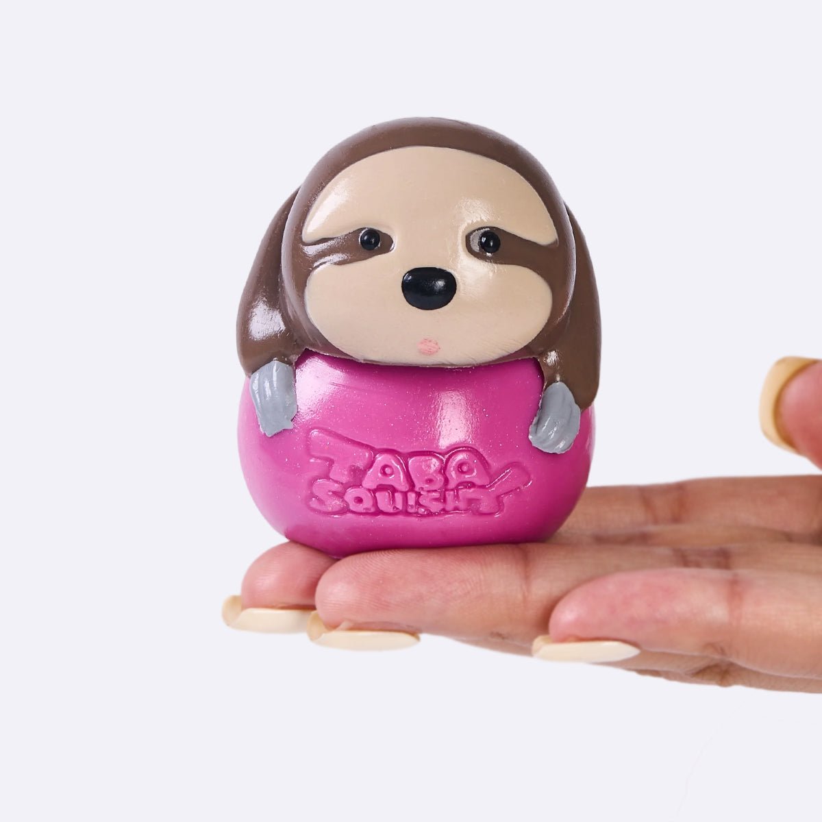 Little Sloth on Purple Ball Taba Squishy - Image 3