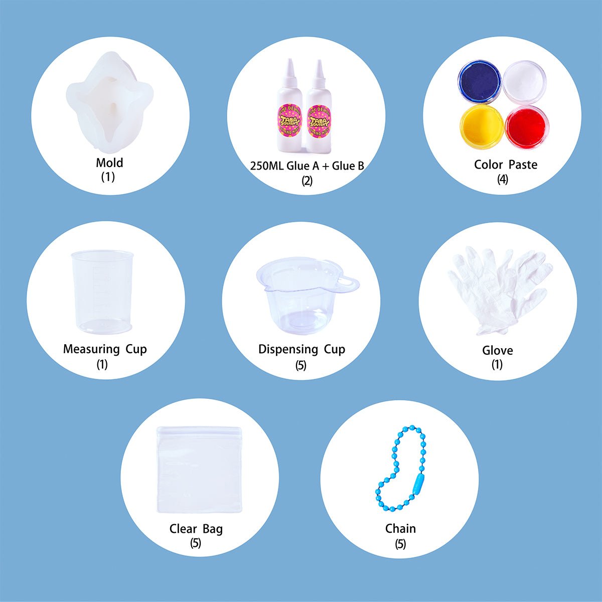 Dolphin Taba Squishy DIY Mold Set - Image 3
