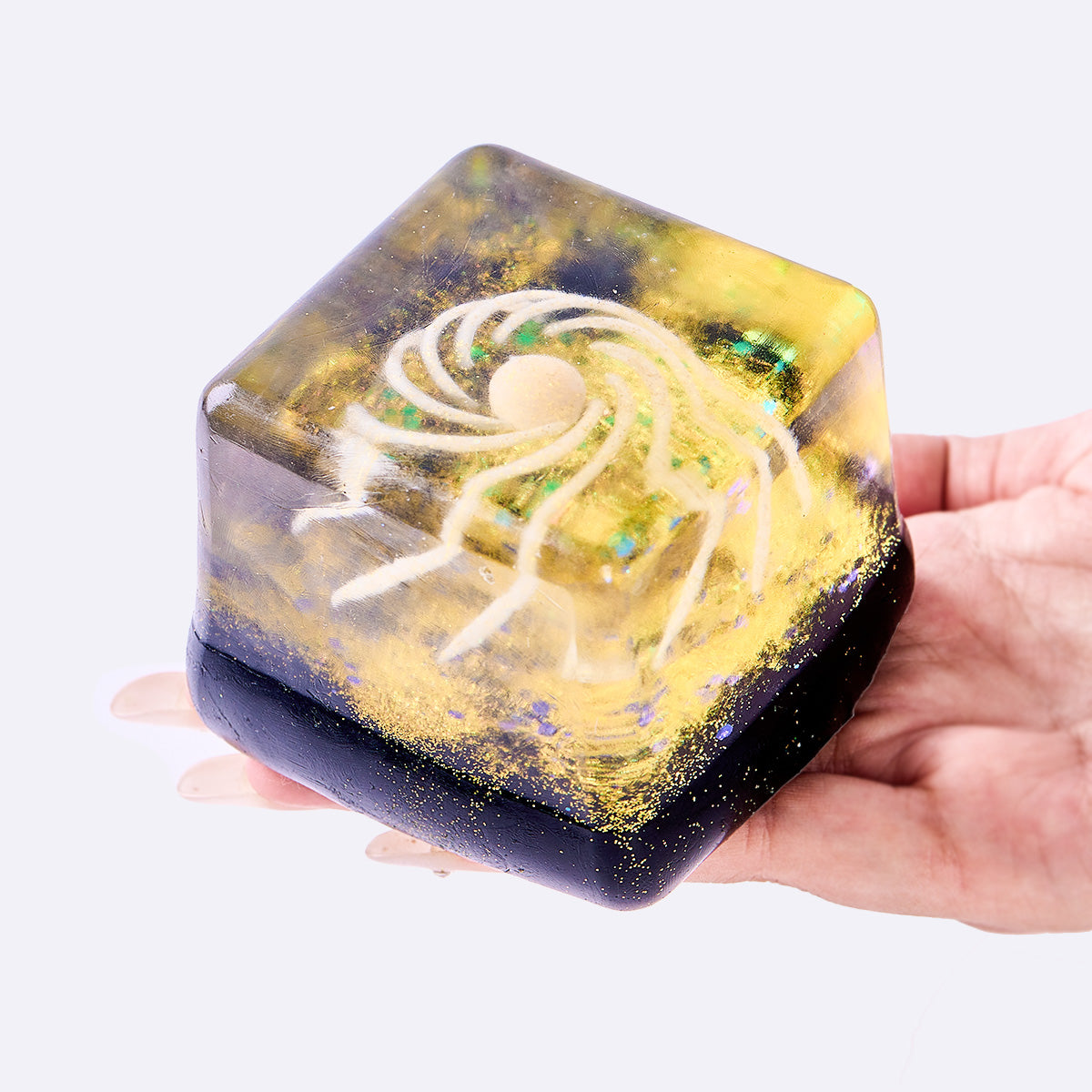 Nested Gold Space Ice Cube Taba Squishy - Image 4