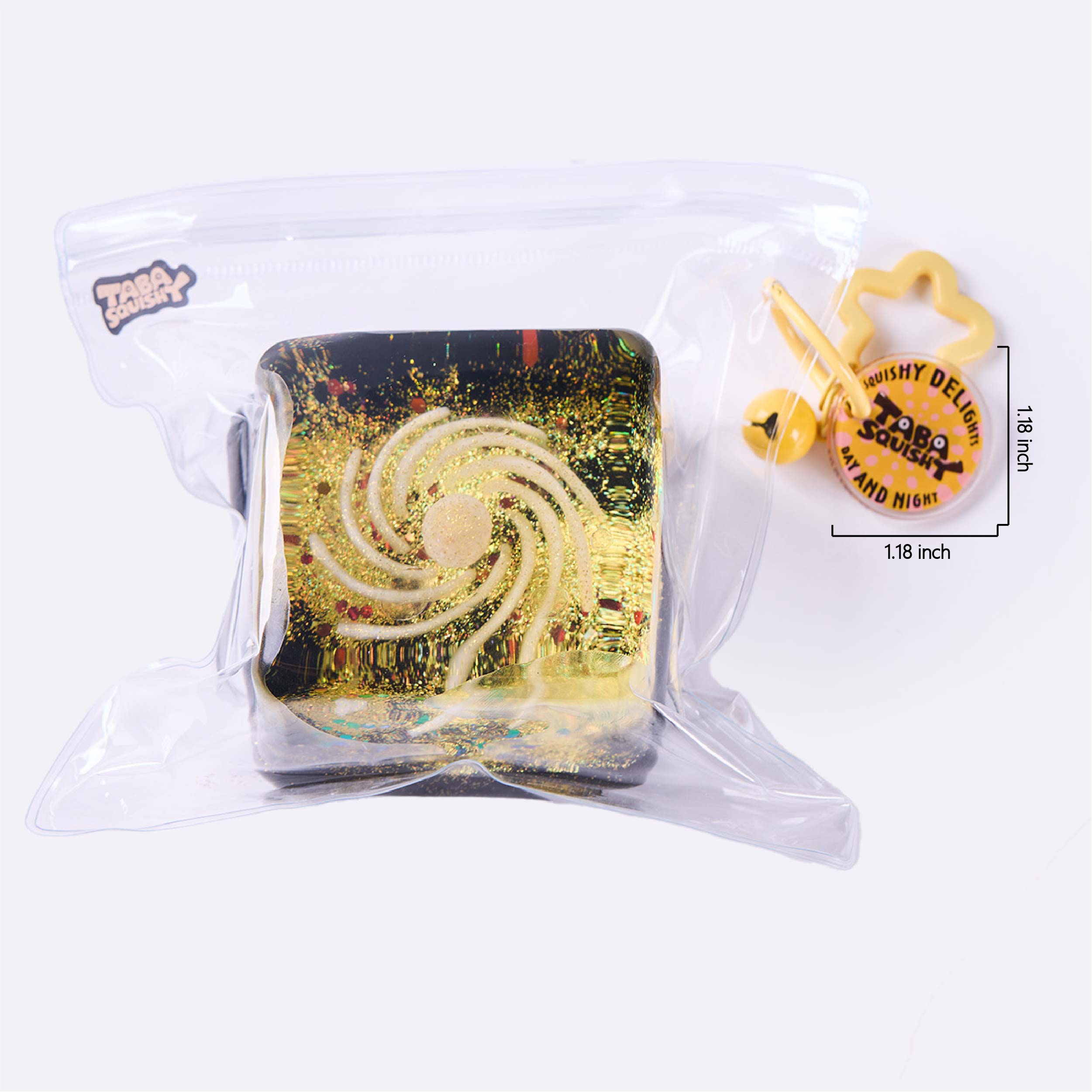 Nested Gold Space Ice Cube Taba Squishy - Image 6