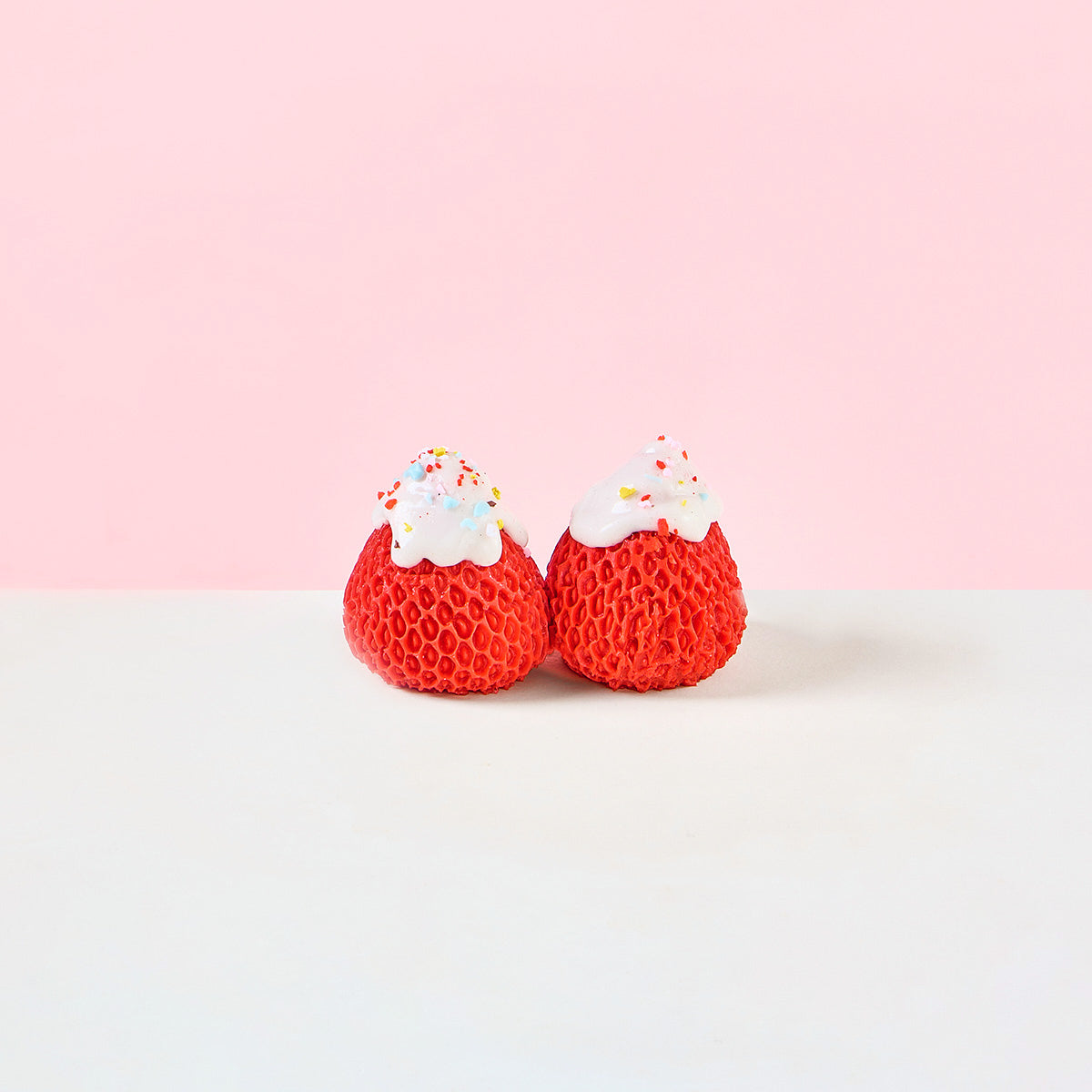 Cute Dual Strawberries Taba Squishy