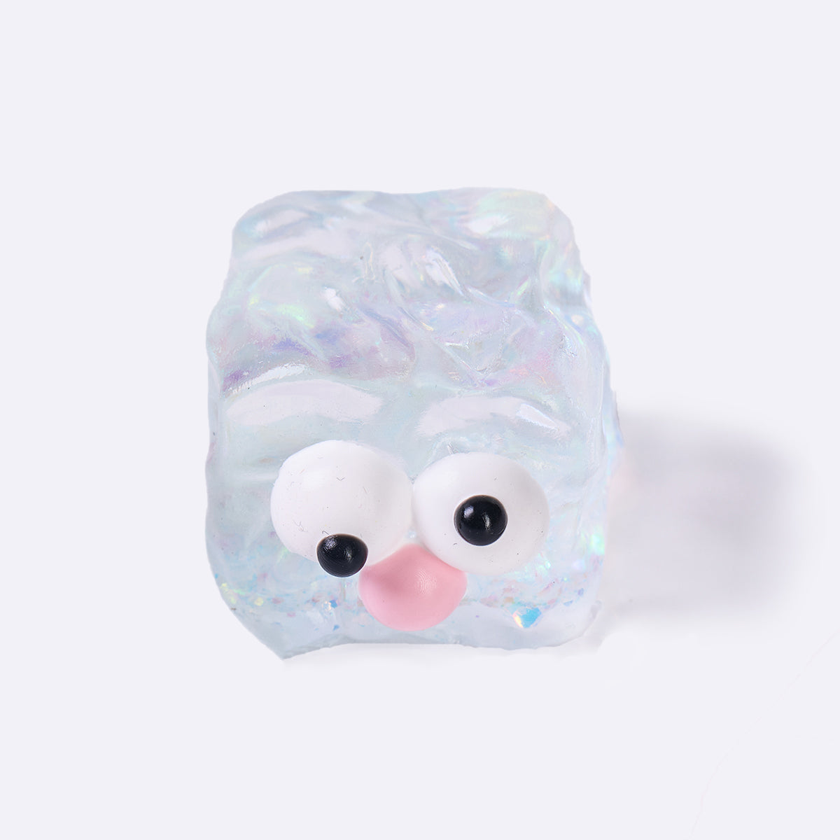 Funny Transparent-colorful Ice Cube Taba Squishy