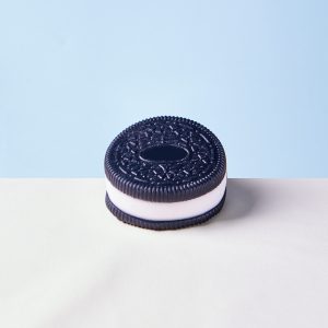 Medium Black-white Cookie Sandwich Taba Squishy
