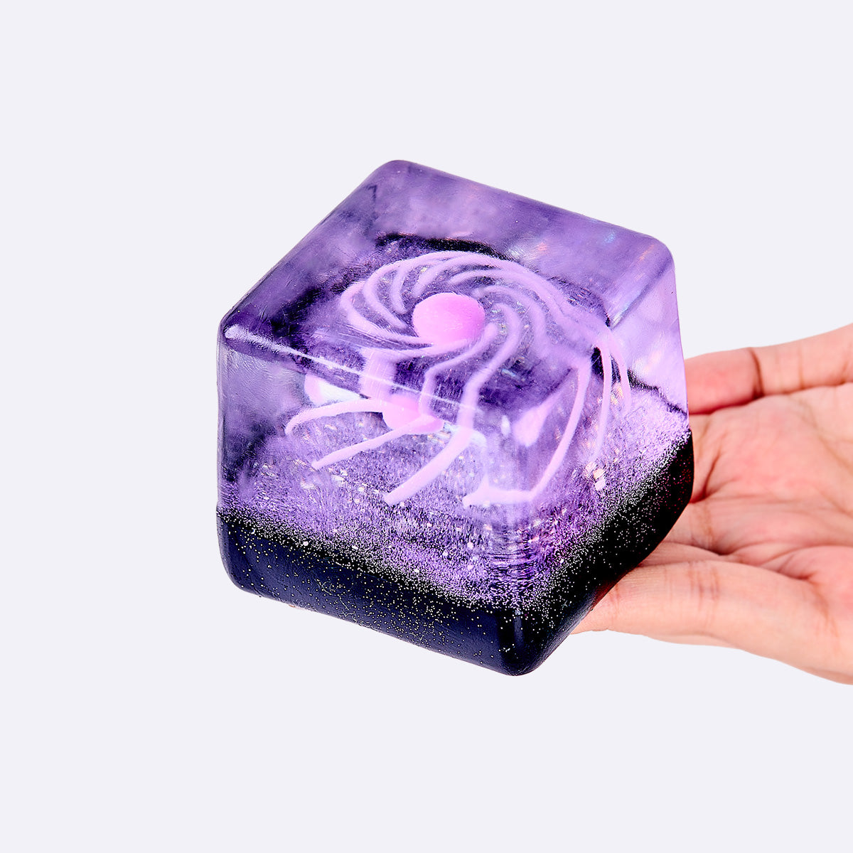 Nested Light Purple Space Ice Cube Taba Squishy - Image 4