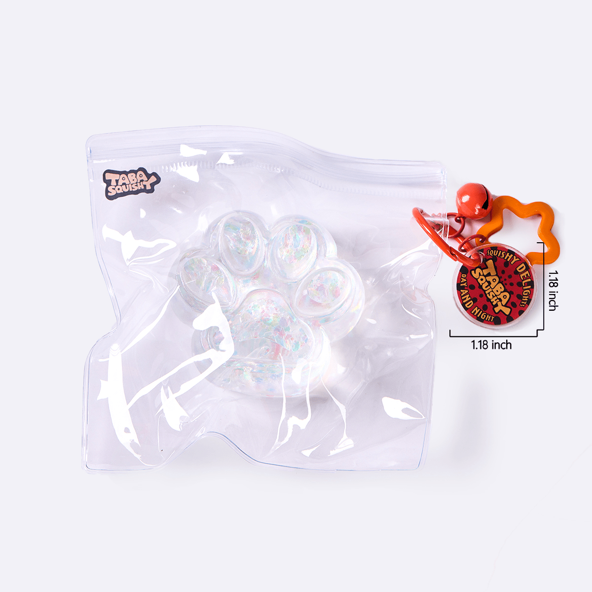 100g Blingbling Clear Paw Taba Squishy - Image 7