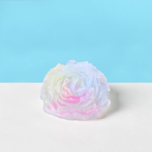 Transparent-colorful Peony Flower Taba Squishy