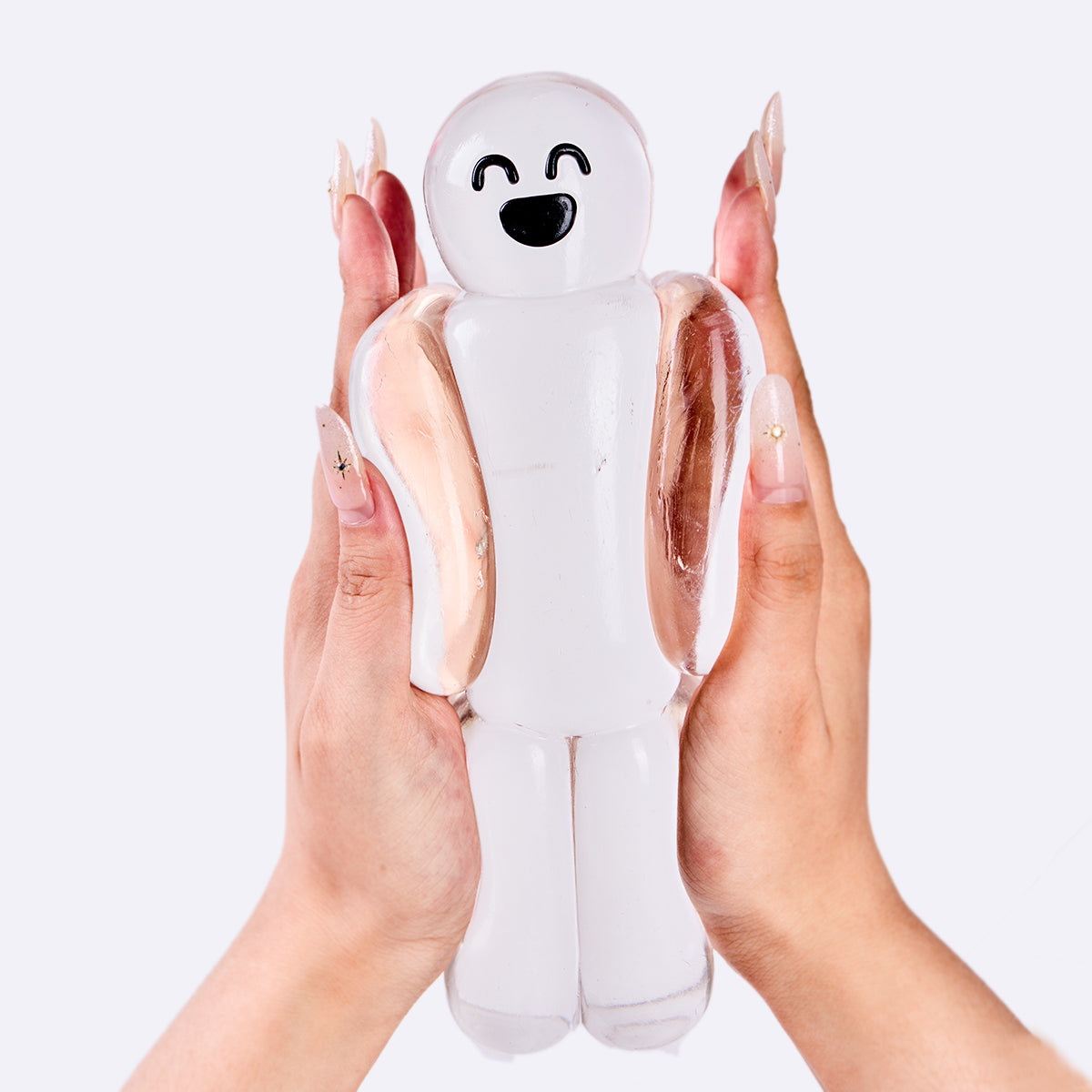 Jumbo Clear Robot Taba Squishy - Image 3