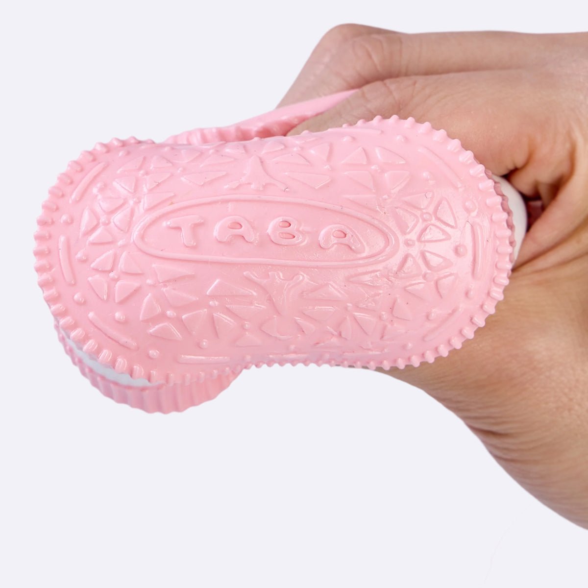100g Pink-white Sandwich Cookie Taba Squishy - Image 2
