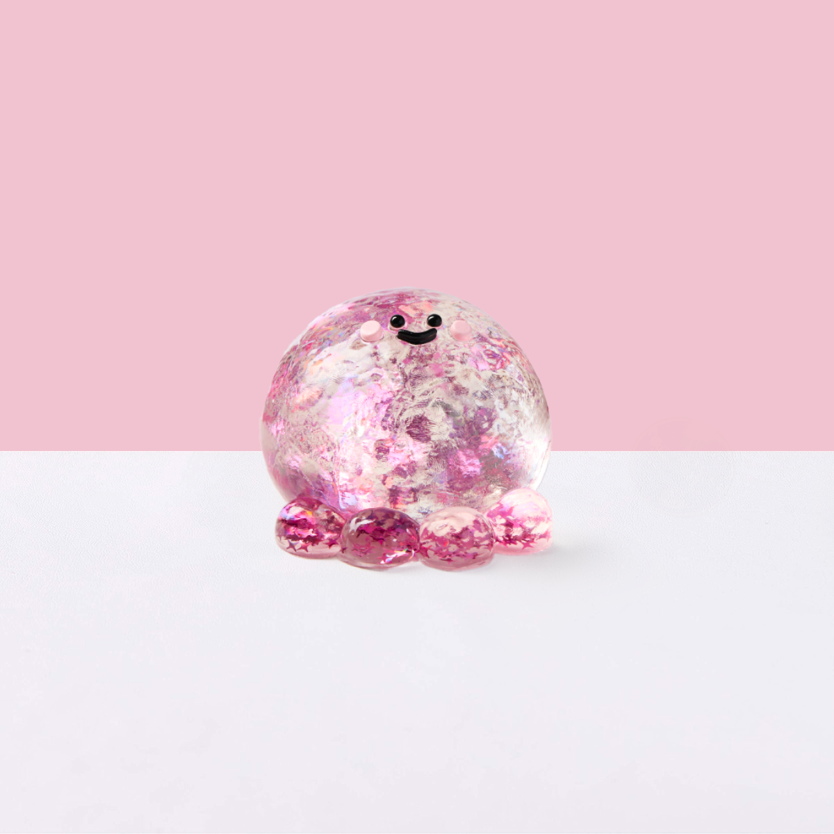 Blingbling Fuchsia Octopus Taba Squishy