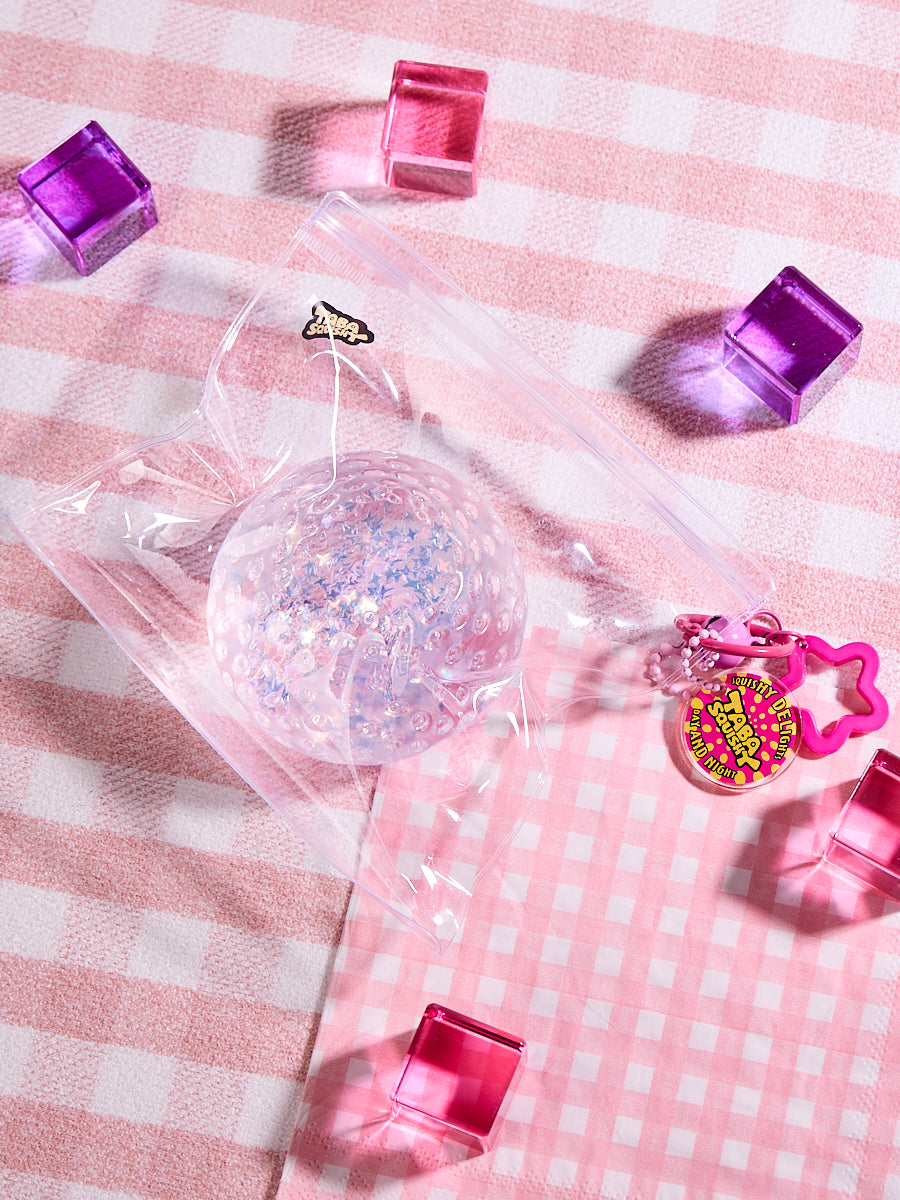 Blingbling Purple Strawberry Taba Squishy - Image 2