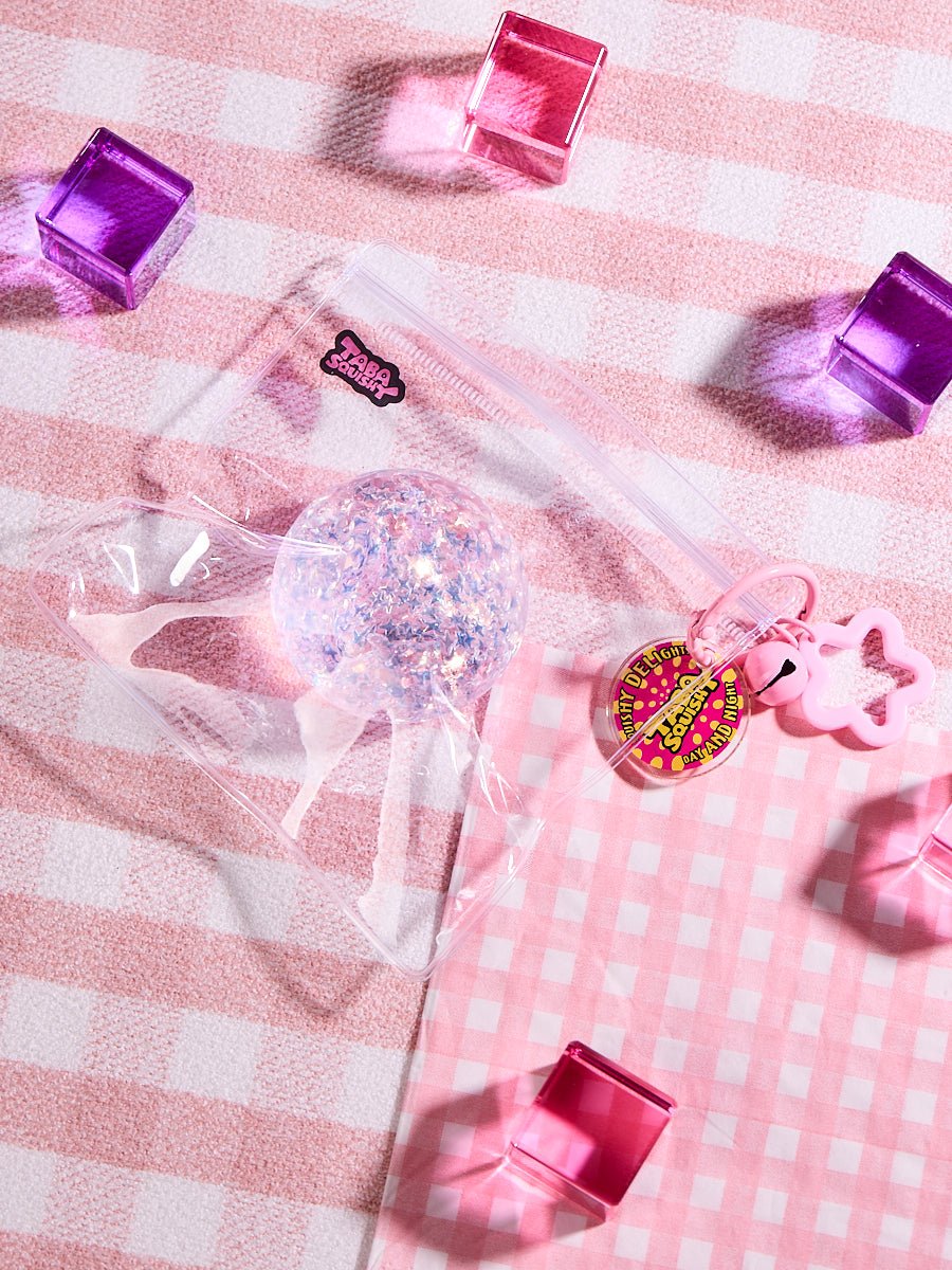 Blingbling Purple Little Strawberry Taba Squishy - Image 9