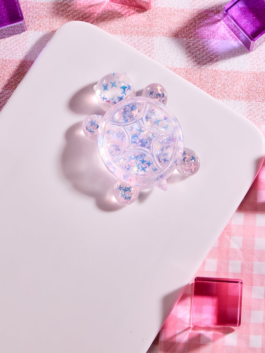 Blingbling Purple Turtle Taba Squishy - Image 3