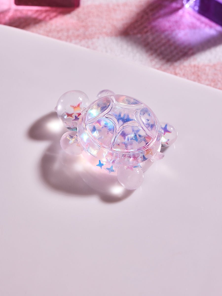 Blingbling Purple Cute Turtle Taba Squishy - Image 6