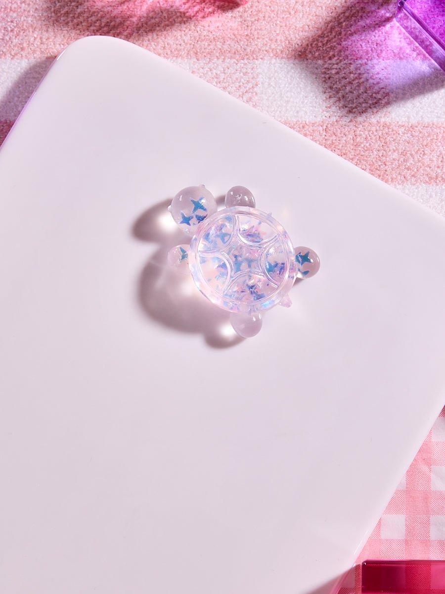 Blingbling Purple Cute Turtle Taba Squishy - Image 7