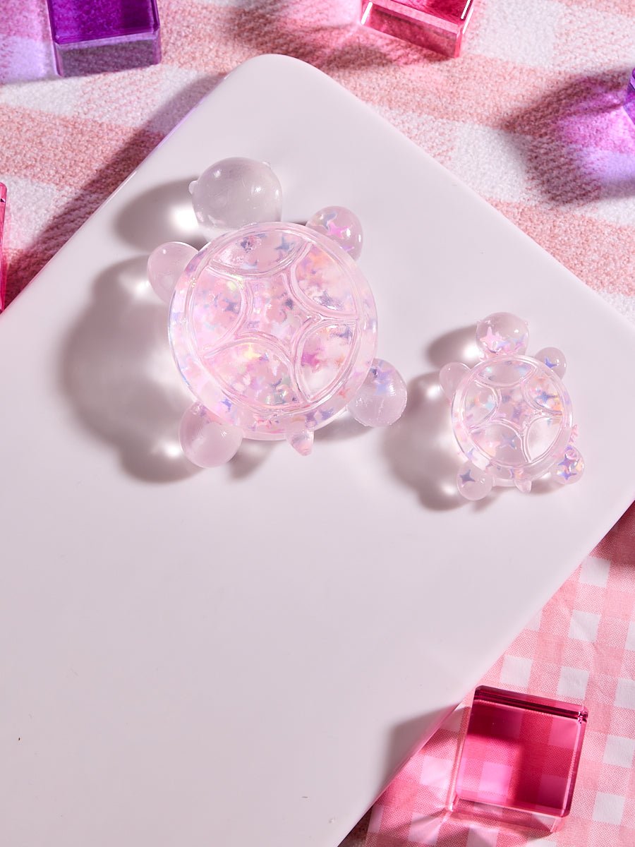 Blingbling Pink Cute Turtle Taba Squishy - Image 6
