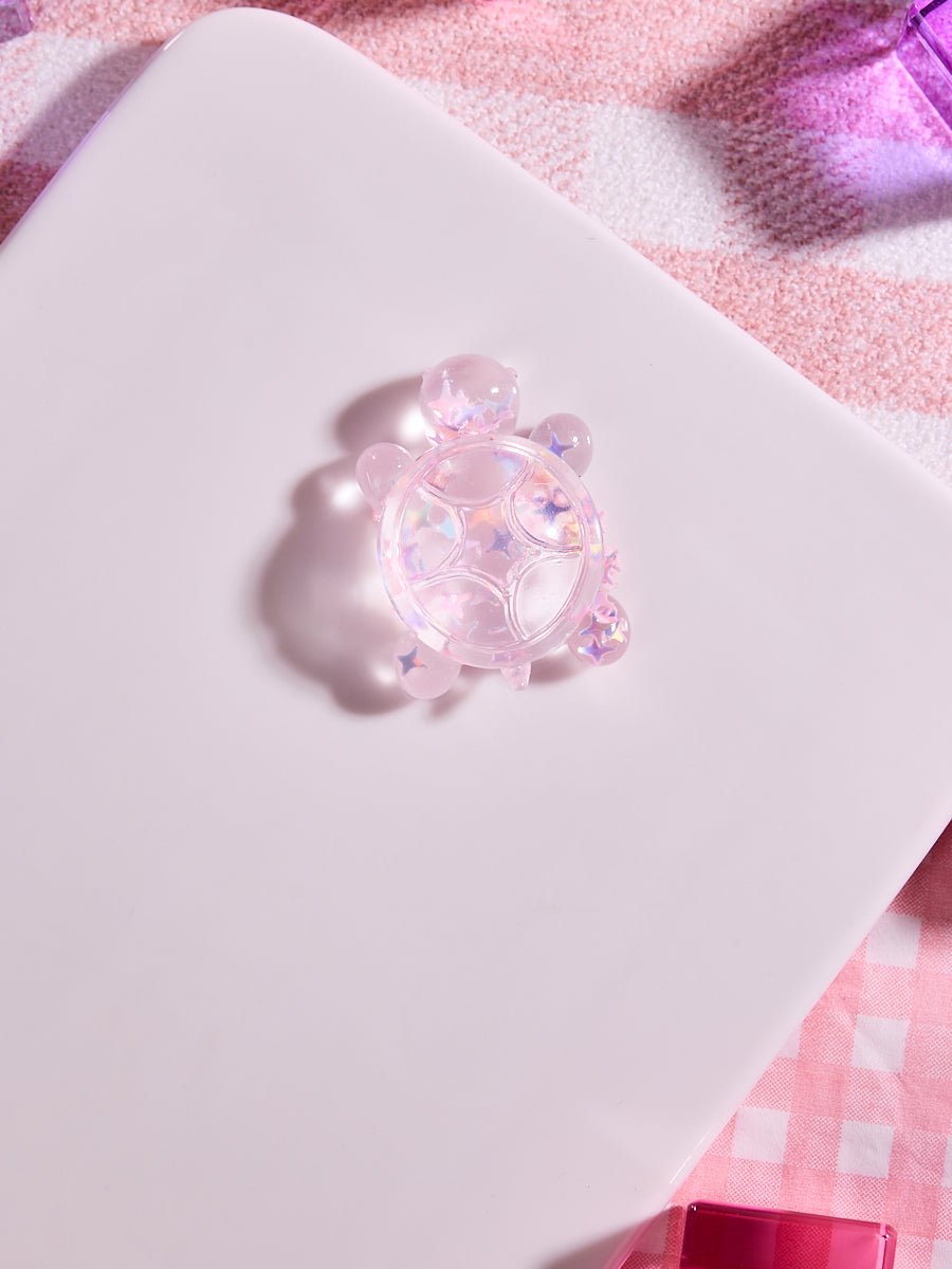Blingbling Pink Cute Turtle Taba Squishy - Image 7