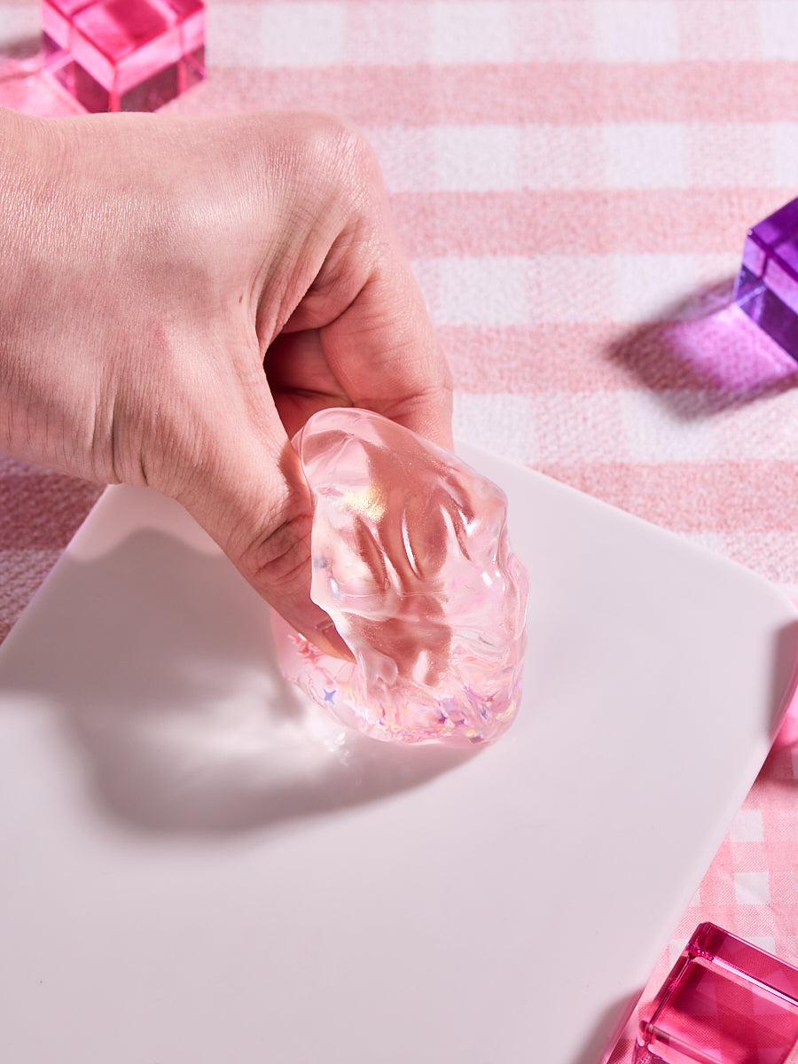 Blingbling Pink Ice Cube Taba Squishy - Image 6