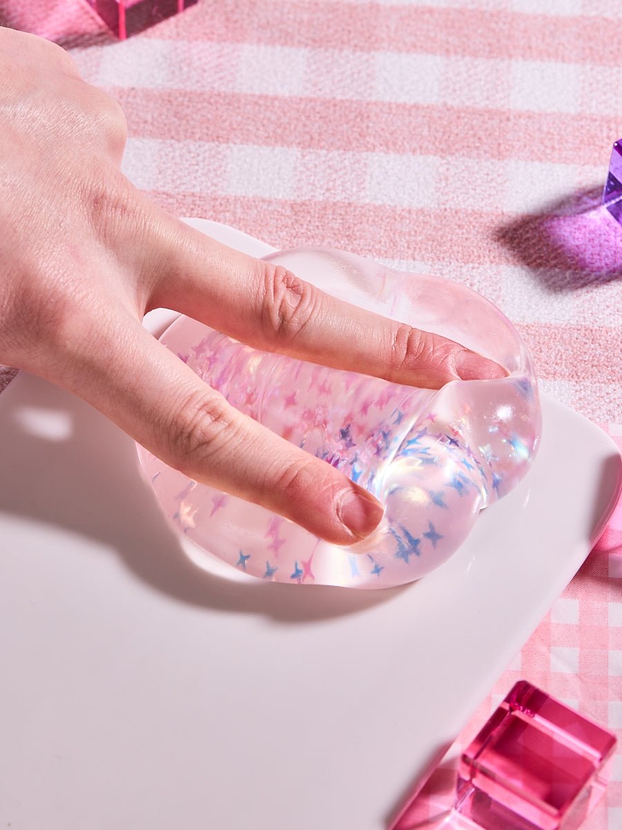 Blingbling Purple Pudding Taba Squishy - Image 4