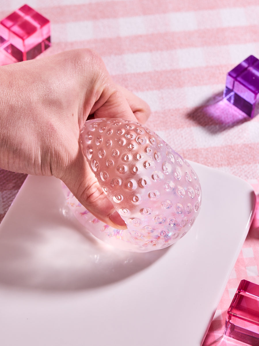 Blingbling Purple Strawberry Taba Squishy - Image 5