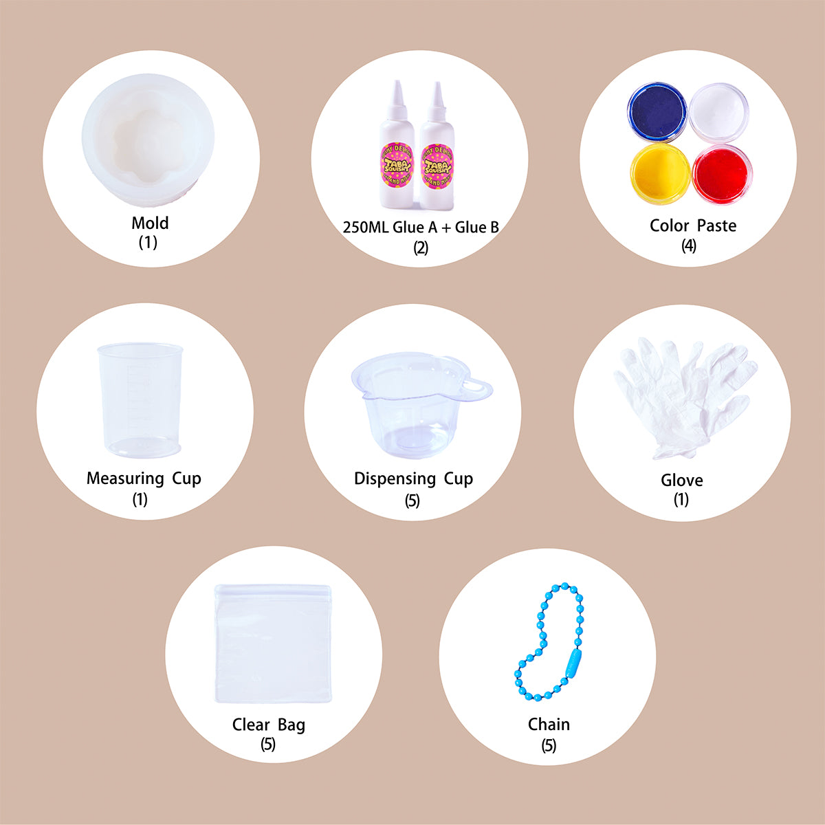 Pudding Taba Squishy DIY Mold Set - Image 3