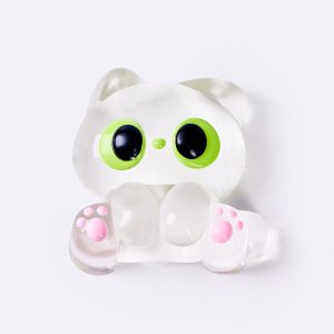 Jumbo Clear Cat Kitten Taba Squishy