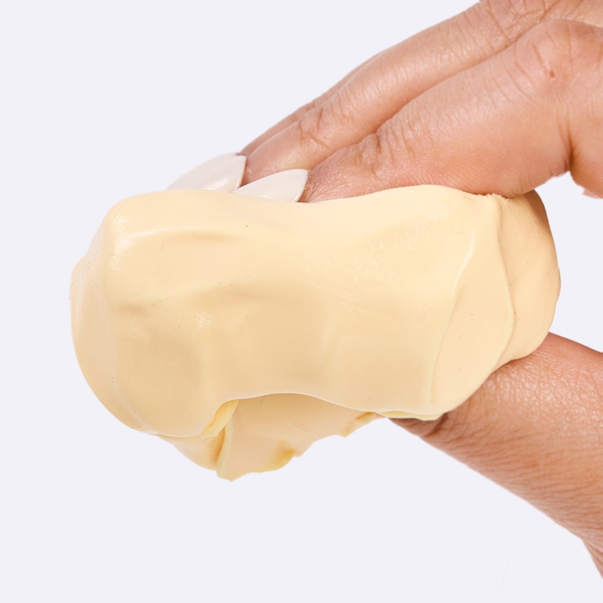 Beige Ice Cube Taba Squishy - Playdough Like - Image 2