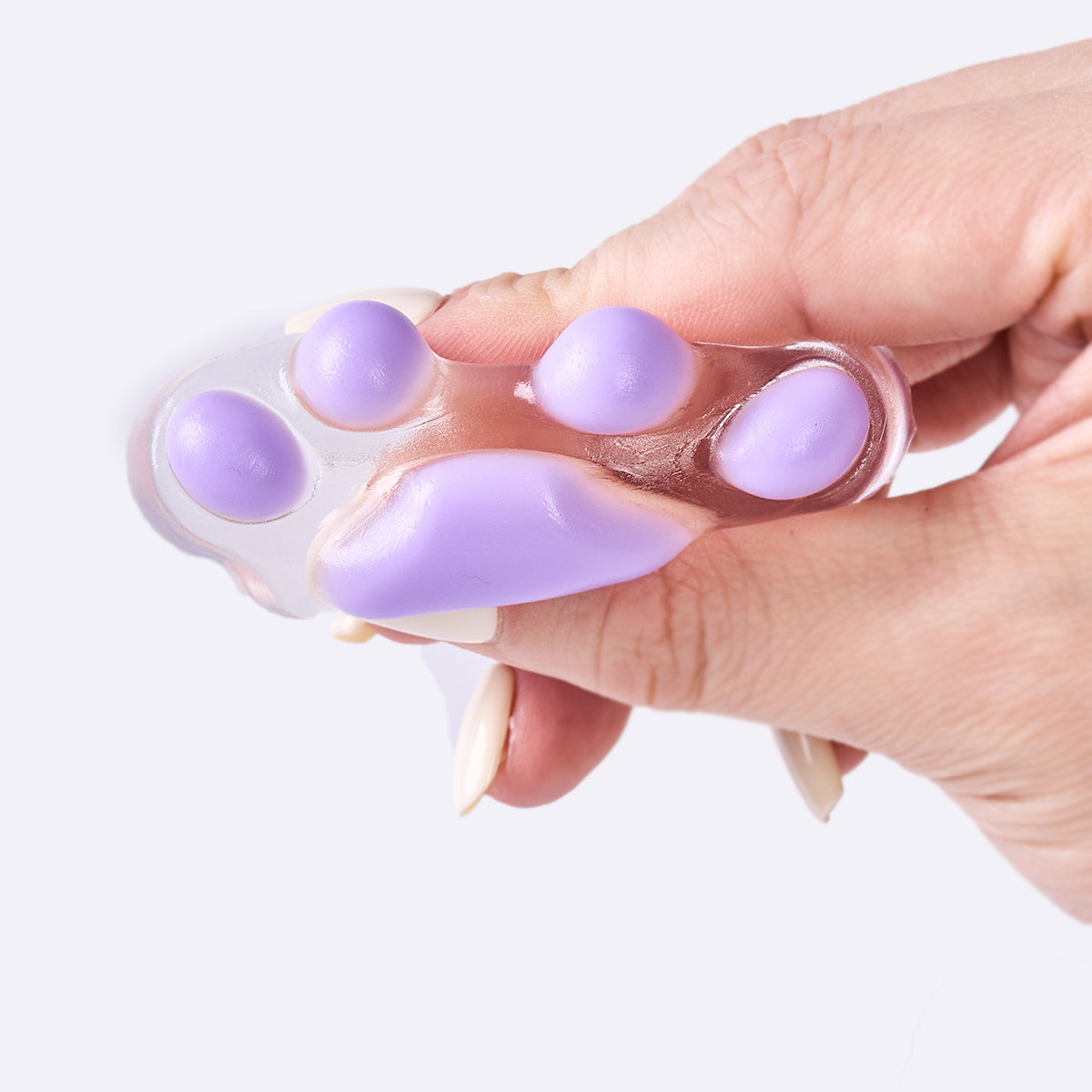 45g Transparent-purple Paw Taba Squishy - Image 2