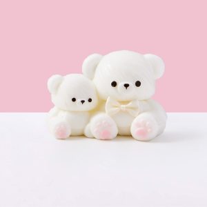 Parent-child White Bear Set Taba Squishy