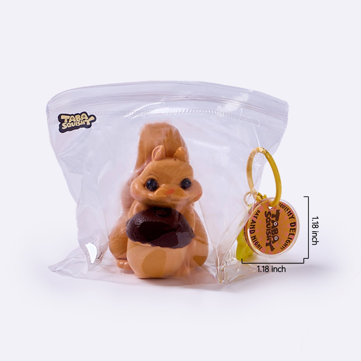 Squirrel with Aacorn Taba Squishy - Image 6