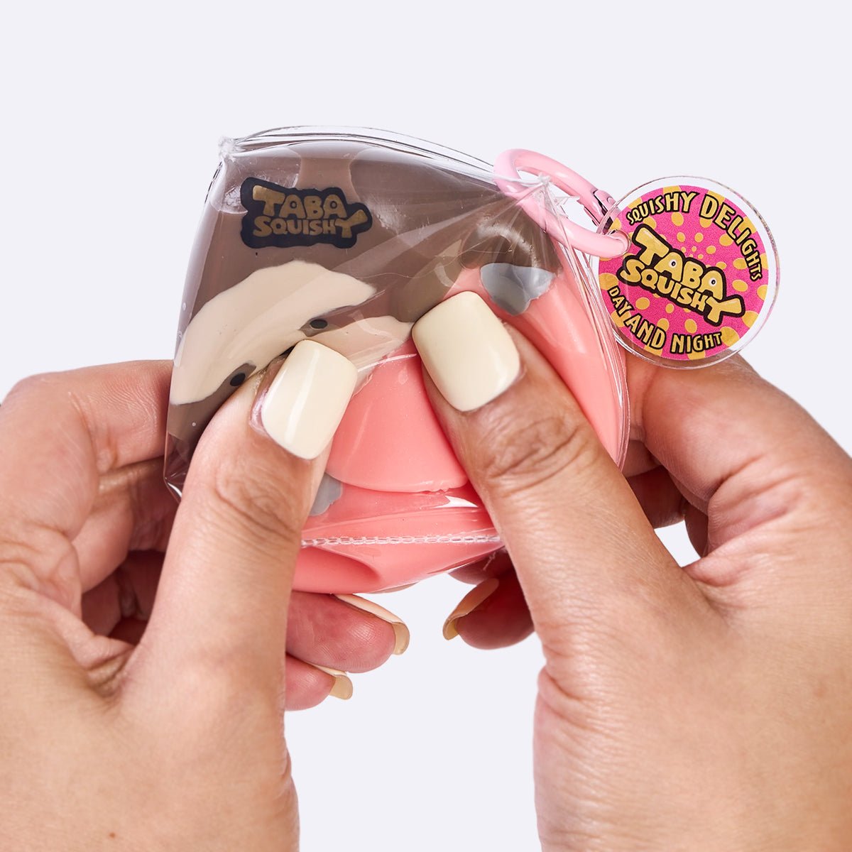 Little Sloth on Pink Ball Taba Squishy - Image 2