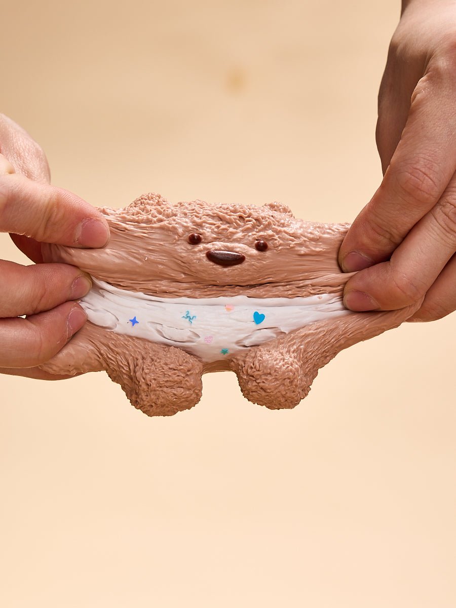 Brown Diaper Bear Taba Squishy - Image 3