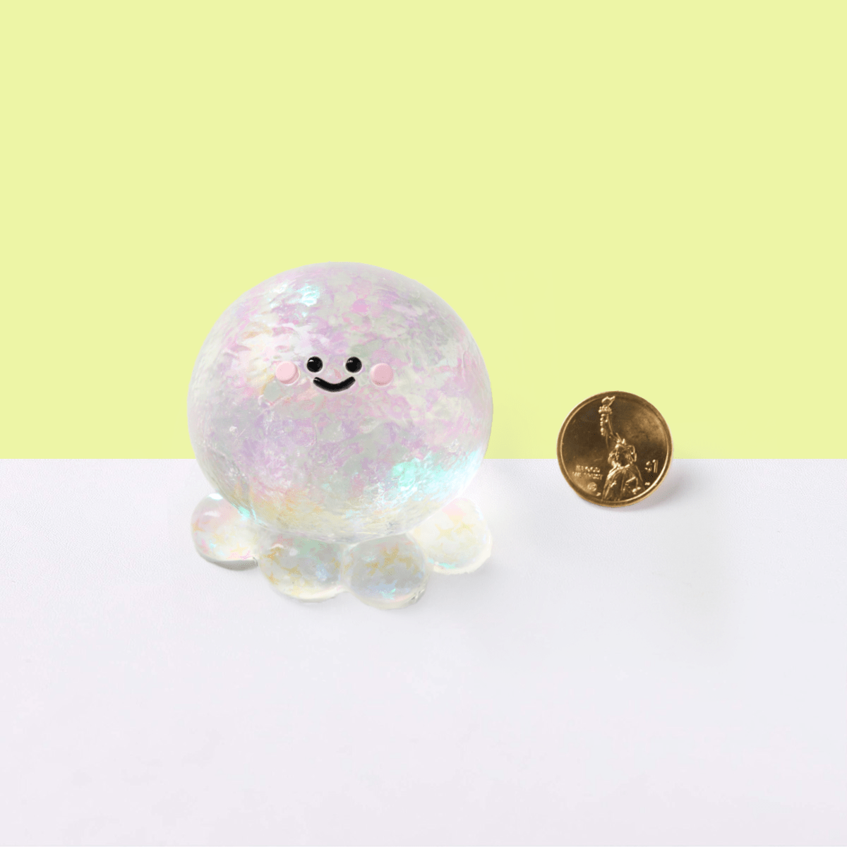 Blingbling Transparent-colorful Octopus Taba Squishy - Image 2