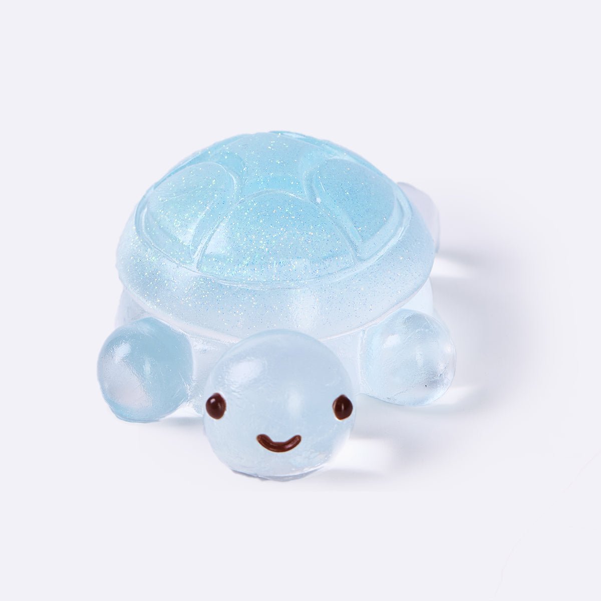 Glitter Clear-blue Turtle Taba Squishy