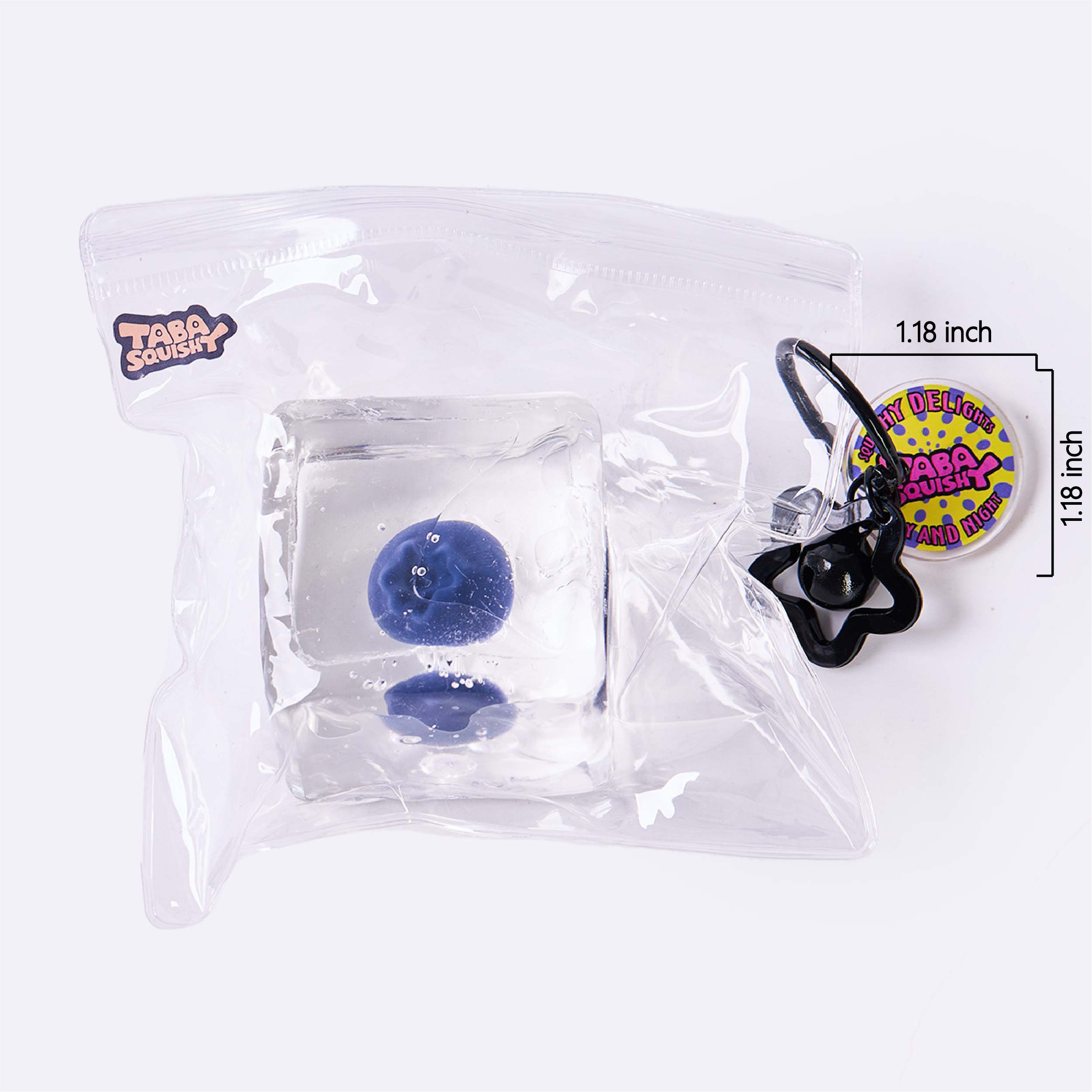 Nested Blueberry Cute Ice Cube Taba Squishy - Image 6