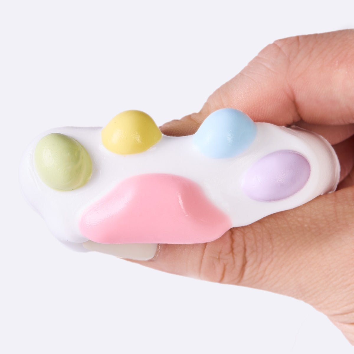 45g White-colorful Paw Taba Squishy - Image 2