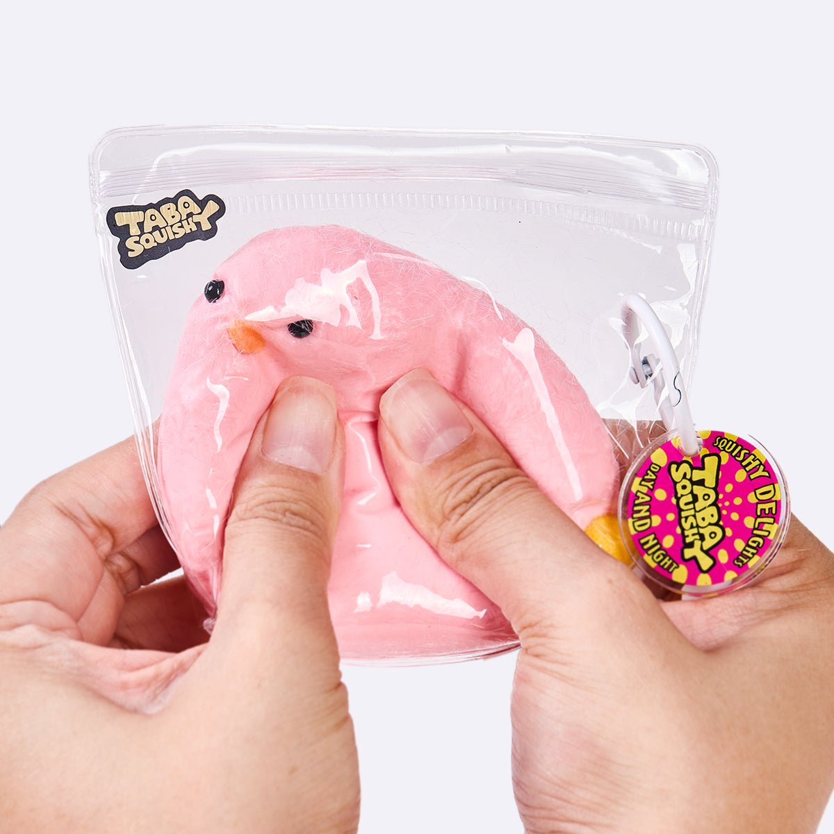 90g Pink Chick Taba Squishy - Image 5
