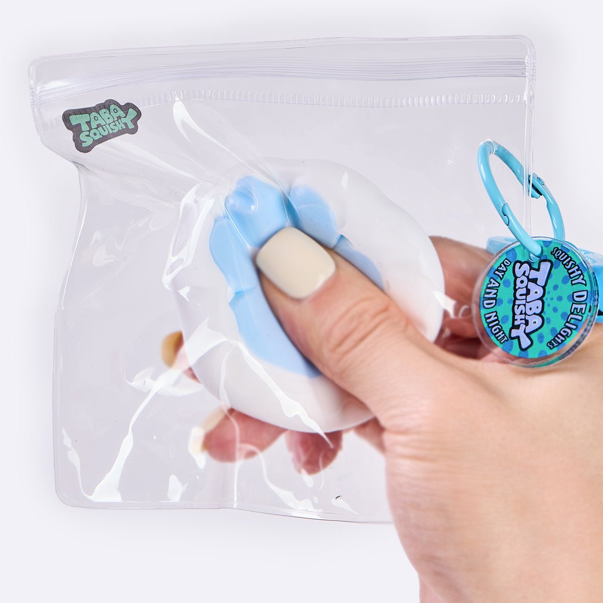 45g White-blue Paw Taba Squishy - Image 5