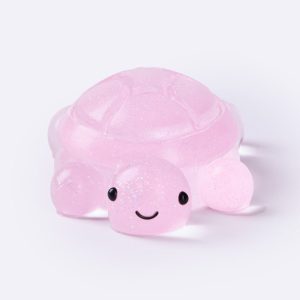 Glitter Transparent-pink Turtle Taba Squishy