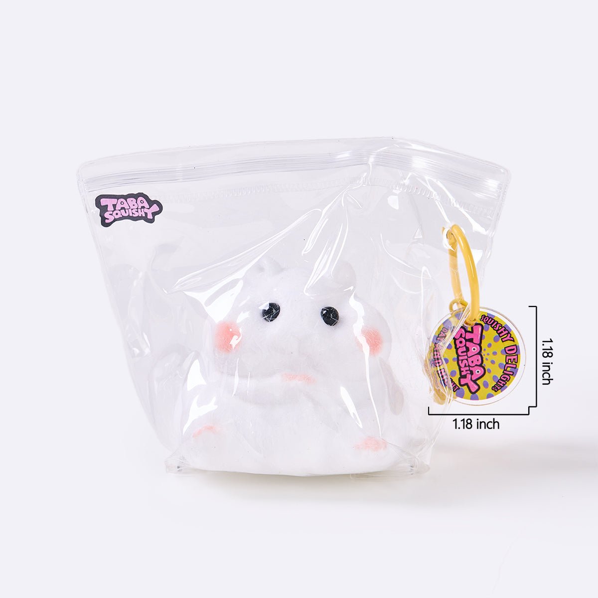 150g White Hamster Taba Squishy - Image 5