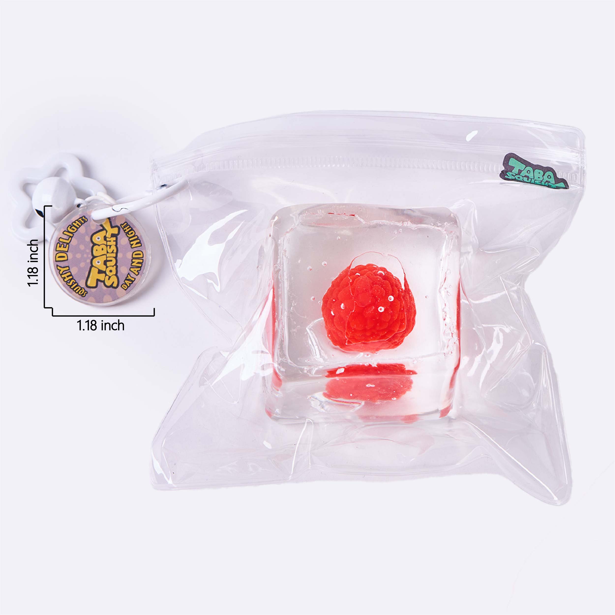 Nested Strawberry Cute Ice Cube Taba Squishy - Image 6