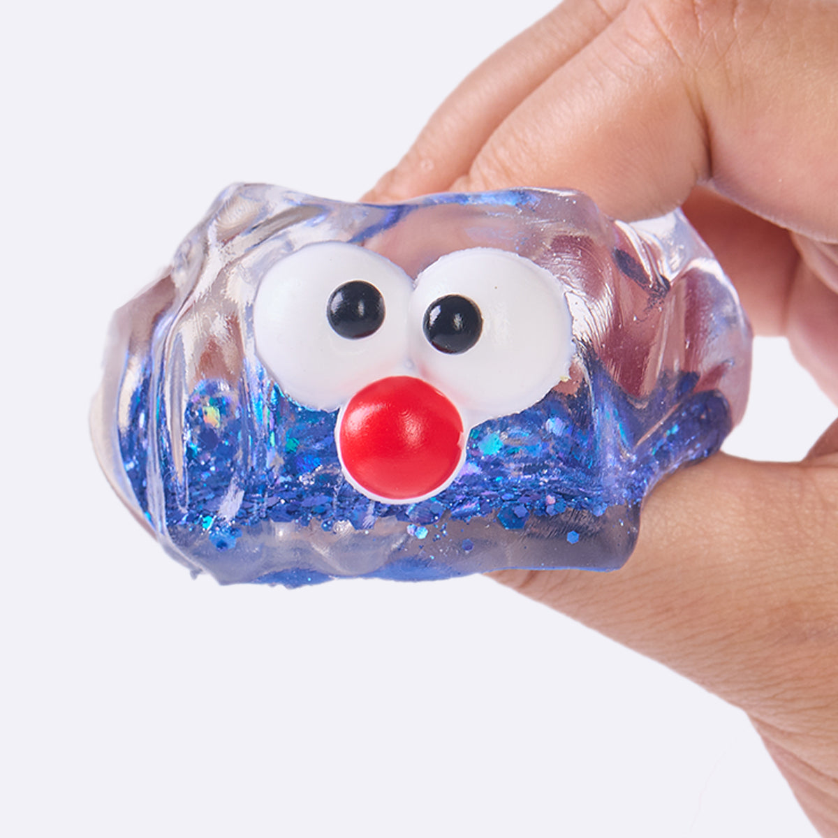 Funny Transparent-blue Ice Cube Taba Squishy - Image 2