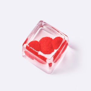 Nested Triple Raspberry Ice Cube Taba Squishy