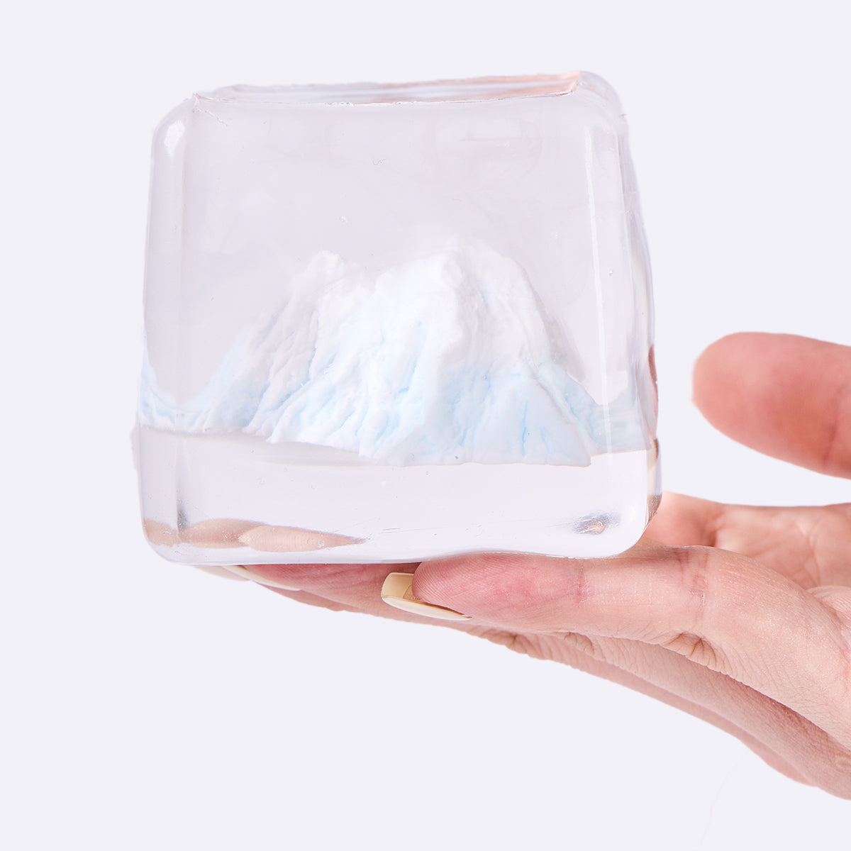 Nested Crystal Snow Mountain Taba Squishy - Image 3